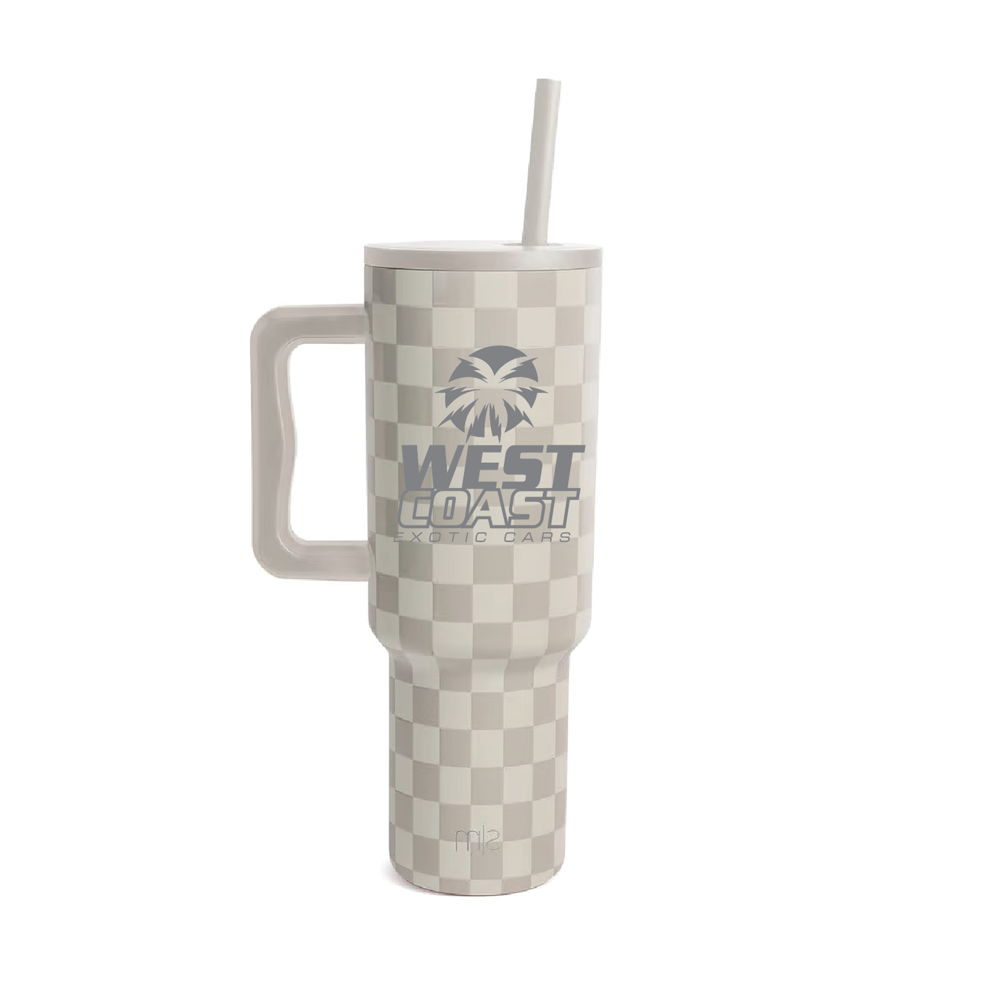 West Coast Exotic Cars 40oz Tumbler - Checkered