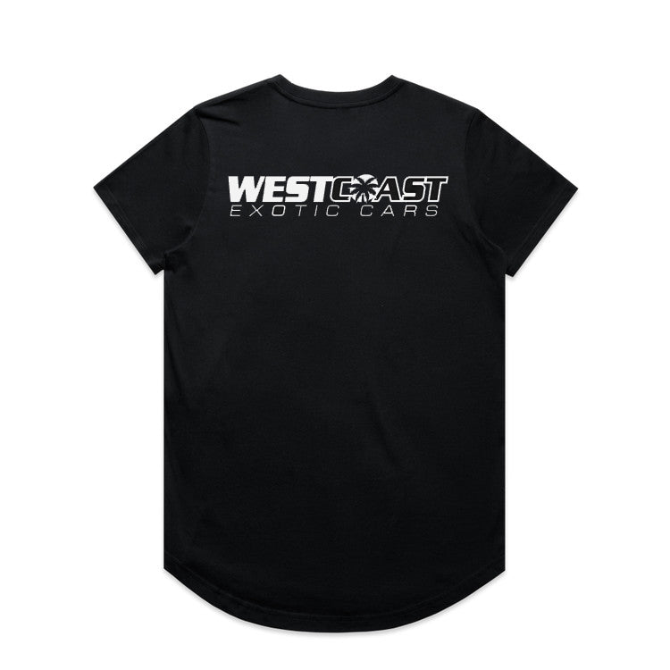 West Coast Exotic Cars Women's Palm T-Shirt - Black