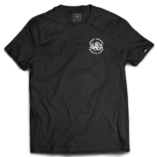 WCEC West Coast Spin Men's T-Shirt - Black/White