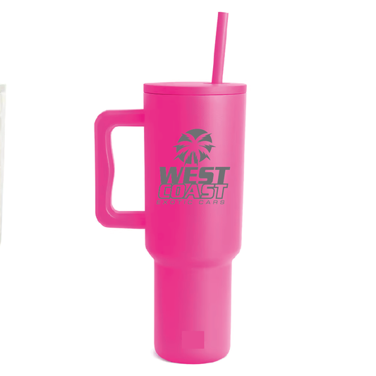 West Coast Exotic Cars 40oz Tumbler - Raspberry Vibes